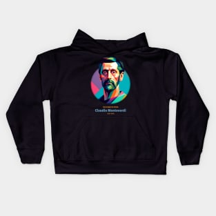 Claudio Monteverdi WPAP Kids Hoodie